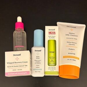 Set Dermasil melon jelly cleanser eye serum hydra serum whipped recovery cream